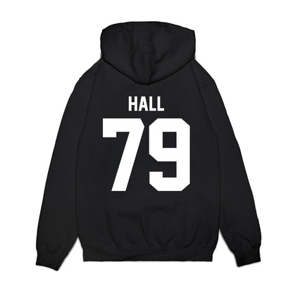 UNC - NCAA Football : Anthony Hall - Vintage Helmet Premium Hooded Sweatshirt-1