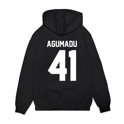 UNC - NCAA Football : Jonathan Agumadu - Vintage Helmet Premium Hooded Sweatshirt-1