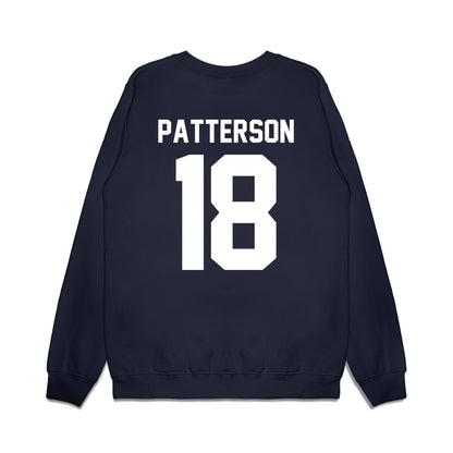 UNC - NCAA Football : Jaiden Patterson - Vintage Helmet Premium Crewneck Sweatshirt-1