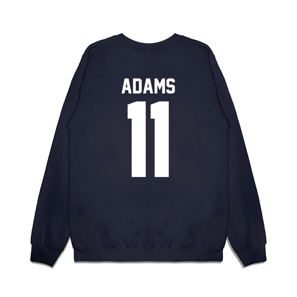 UNC - NCAA Football : Tyqavious Adams - Vintage Helmet Premium Crewneck Sweatshirt-1