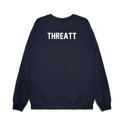 UNC - NCAA Football : Andrew Threatt - Vintage Helmet Premium Crewneck Sweatshirt-1