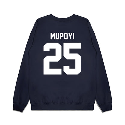 UNC - NCAA Football : Joseph Mupoyi - Vintage Helmet Premium Crewneck Sweatshirt-1
