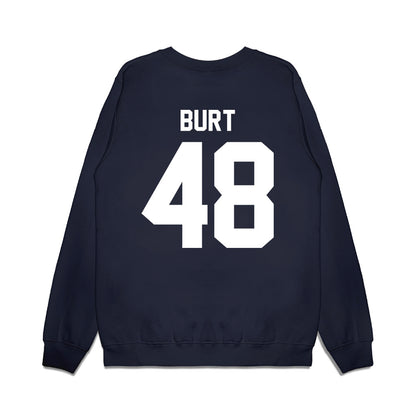 UNC - NCAA Football : Gannon Burt - Vintage Helmet Premium Crewneck Sweatshirt-1