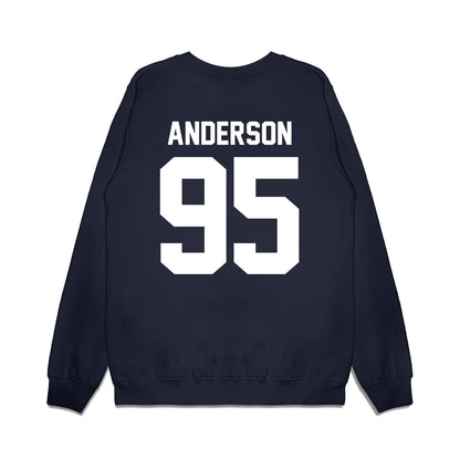 UNC - NCAA Football : Daniel Anderson - Vintage Helmet Premium Crewneck Sweatshirt-1