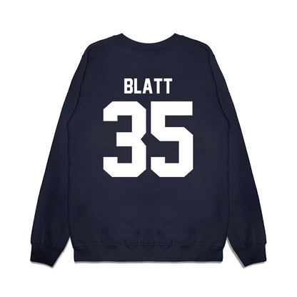 UNC - NCAA Football : Ashton Blatt - Vintage Helmet Premium Crewneck Sweatshirt-1