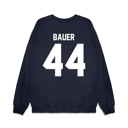 UNC - NCAA Football : Jake Bauer - Vintage Helmet Premium Crewneck Sweatshirt-1