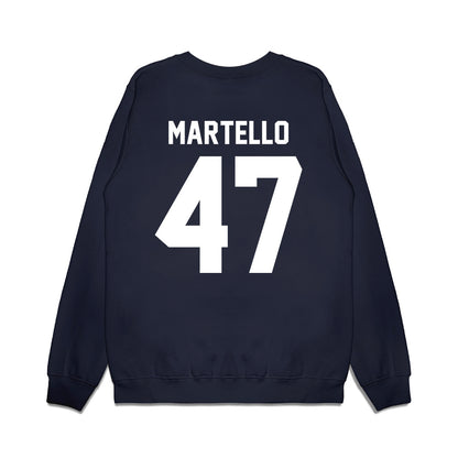 UNC - NCAA Football : Henry Martello - Vintage Helmet Premium Crewneck Sweatshirt-1