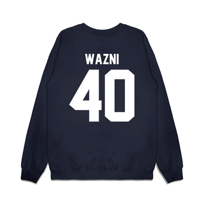 UNC - NCAA Football : Roman Wazni - Vintage Helmet Premium Crewneck Sweatshirt-1