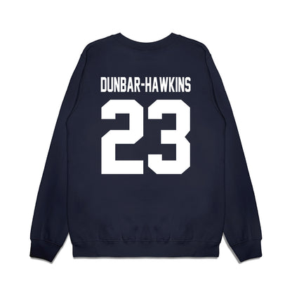 UNC - NCAA Football : Khristian Dunbar-Hawkins - Vintage Helmet Premium Crewneck Sweatshirt-1