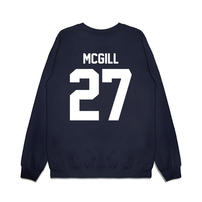 UNC - NCAA Football : Jaylen McGill - Vintage Helmet Premium Crewneck Sweatshirt-1