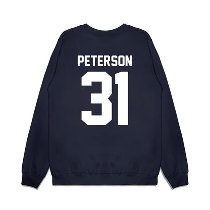 UNC - NCAA Football : Julian Peterson - Vintage Helmet Premium Crewneck Sweatshirt-1