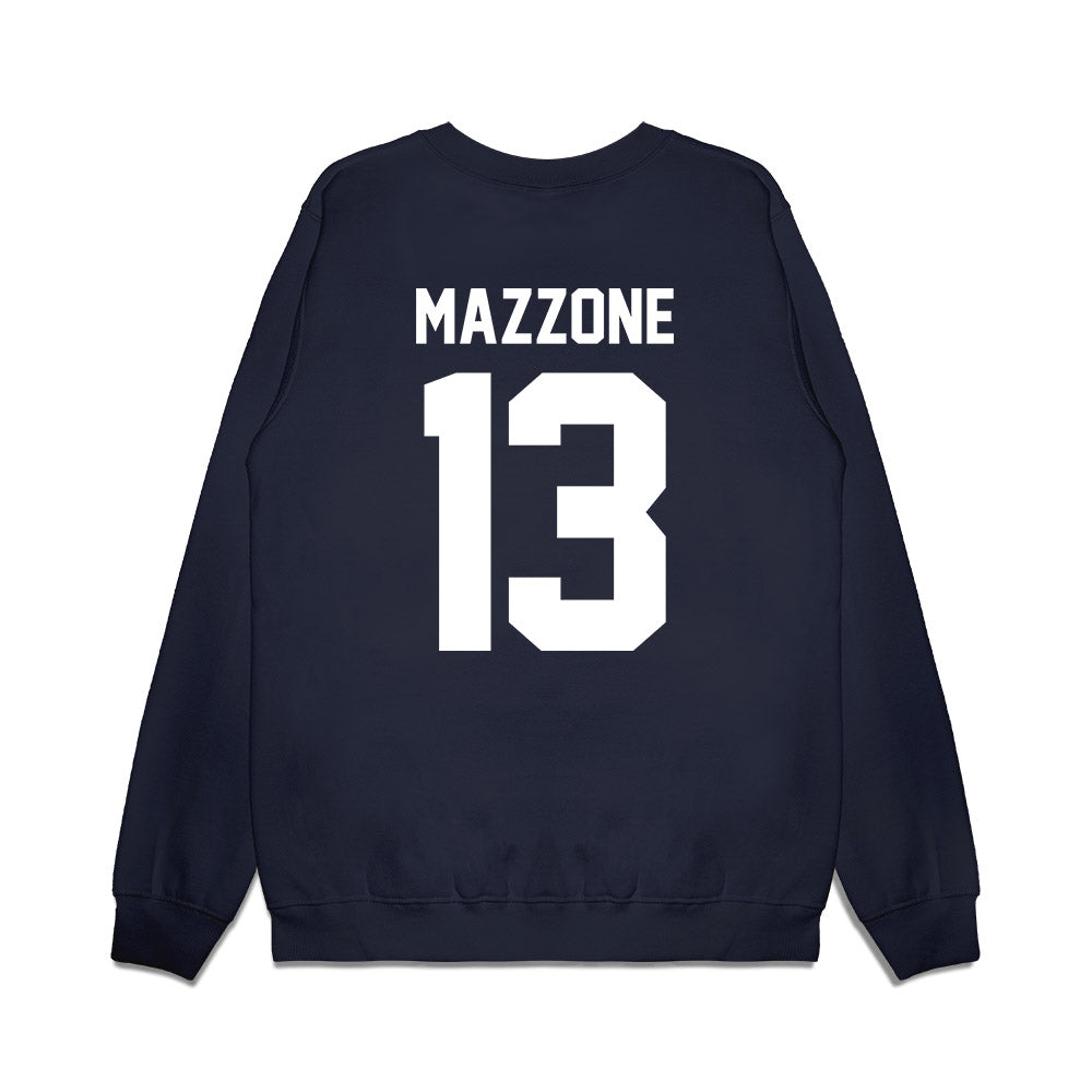 UNC - NCAA Football : DJ Mazzone - Vintage Helmet Premium Crewneck Sweatshirt-1