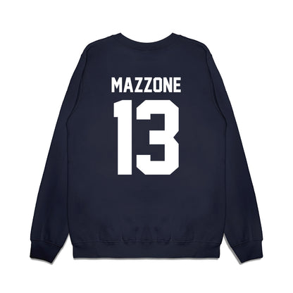 UNC - NCAA Football : DJ Mazzone - Vintage Helmet Premium Crewneck Sweatshirt-1