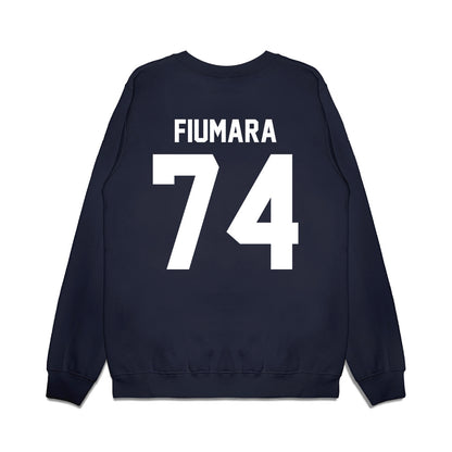 UNC - NCAA Football : Nick Fiumara - Vintage Helmet Premium Crewneck Sweatshirt-1