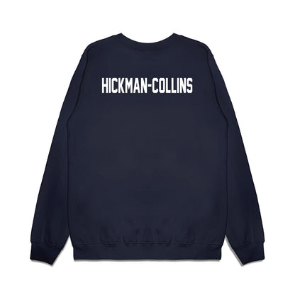 UNC - NCAA Football : Timir Hickman-Collins - Vintage Helmet Premium Crewneck Sweatshirt-1