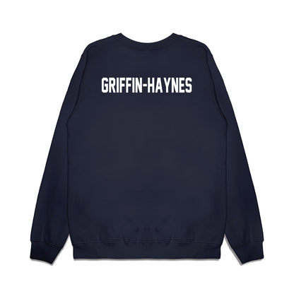 UNC - NCAA Football : Jayden Griffin-Haynes - Vintage Helmet Premium Crewneck Sweatshirt-1
