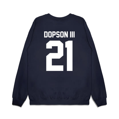 UNC - NCAA Football : Kenton Dopson III - Vintage Helmet Premium Crewneck Sweatshirt-1