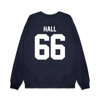 UNC - NCAA Football : Jordan Hall - Vintage Helmet Premium Crewneck Sweatshirt-1
