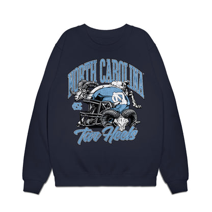 UNC - NCAA Football : Kenton Dopson III - Vintage Helmet Premium Crewneck Sweatshirt-0