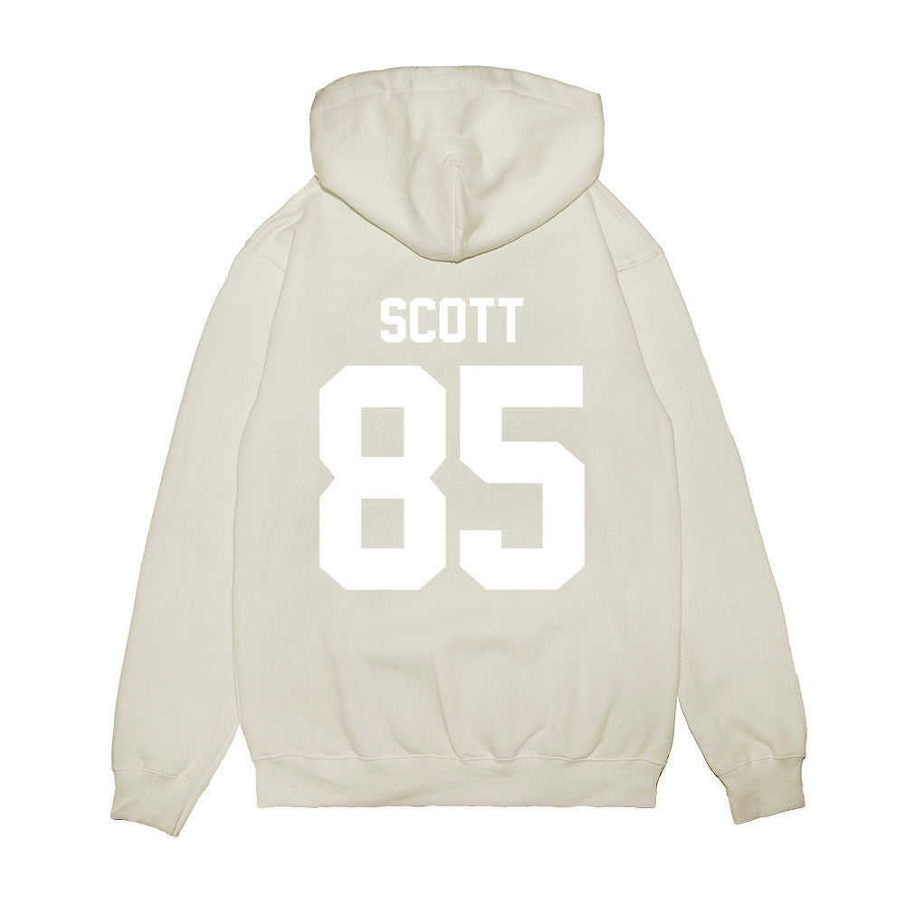 TCU - NCAA Football : James Scott - Vintage Helmet Premium Hooded Sweatshirt-1