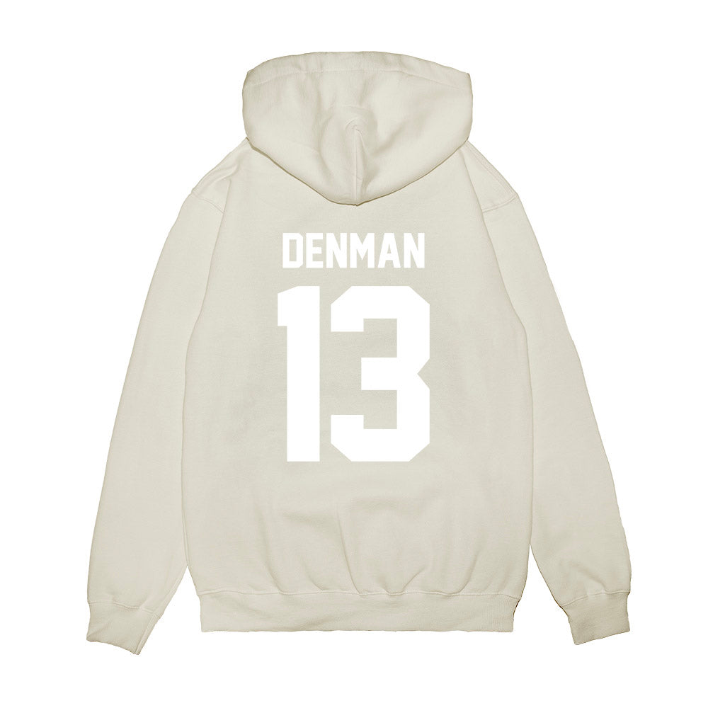 TCU - NCAA Football : Jon Denman - Vintage Helmet Premium Hooded Sweatshirt-1