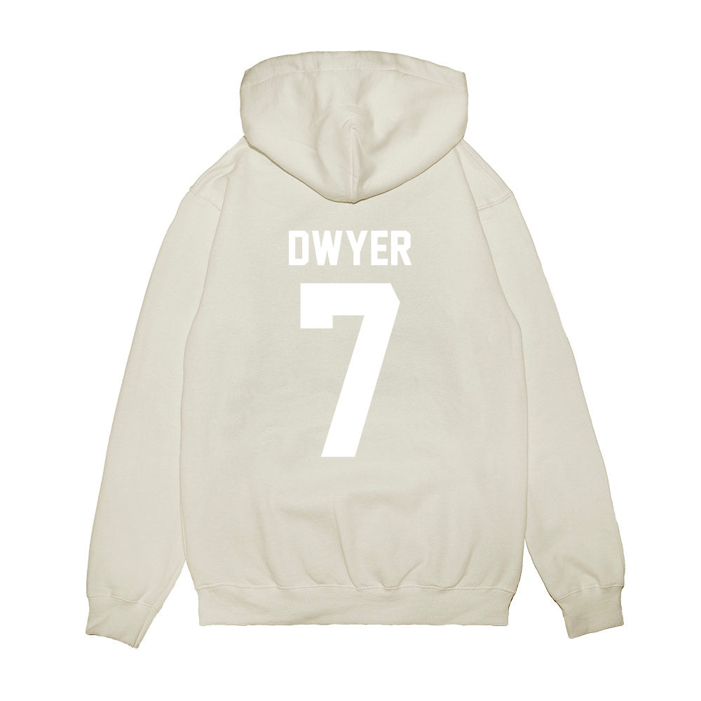 TCU - NCAA Football : Jordan Dwyer - Vintage Helmet Premium Hooded Sweatshirt-1