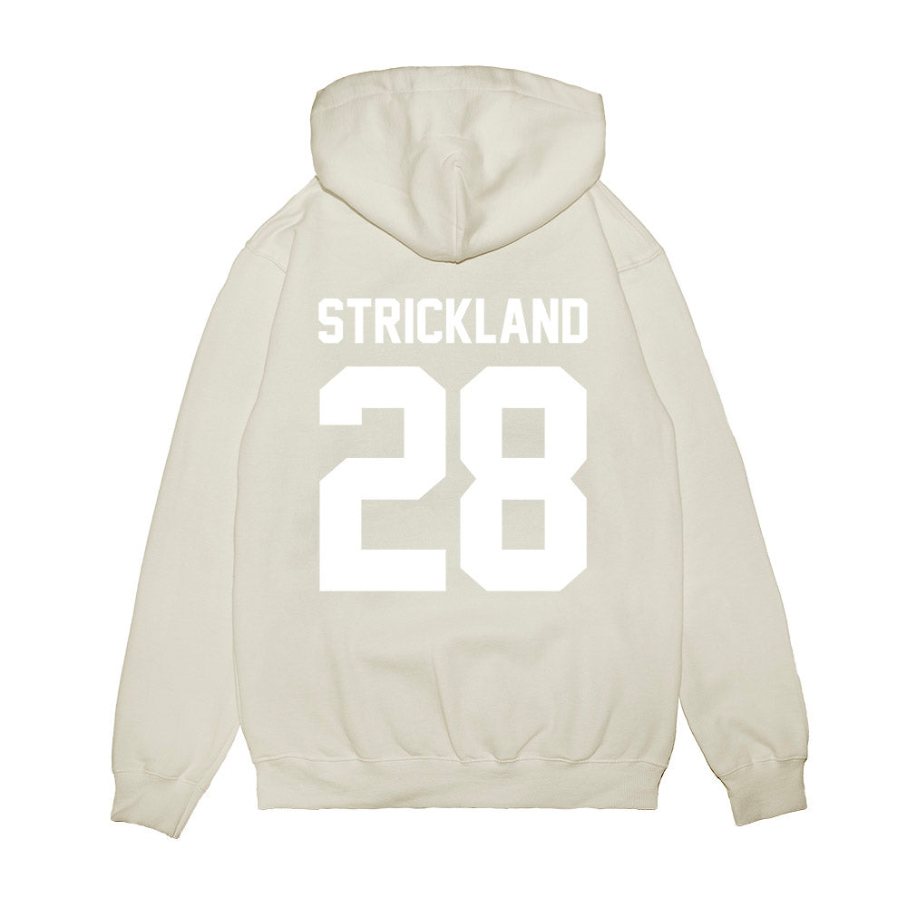 TCU - NCAA Football : Micah Strickland - Vintage Helmet Premium Hooded Sweatshirt-1