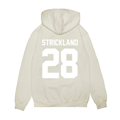 TCU - NCAA Football : Micah Strickland - Vintage Helmet Premium Hooded Sweatshirt-1