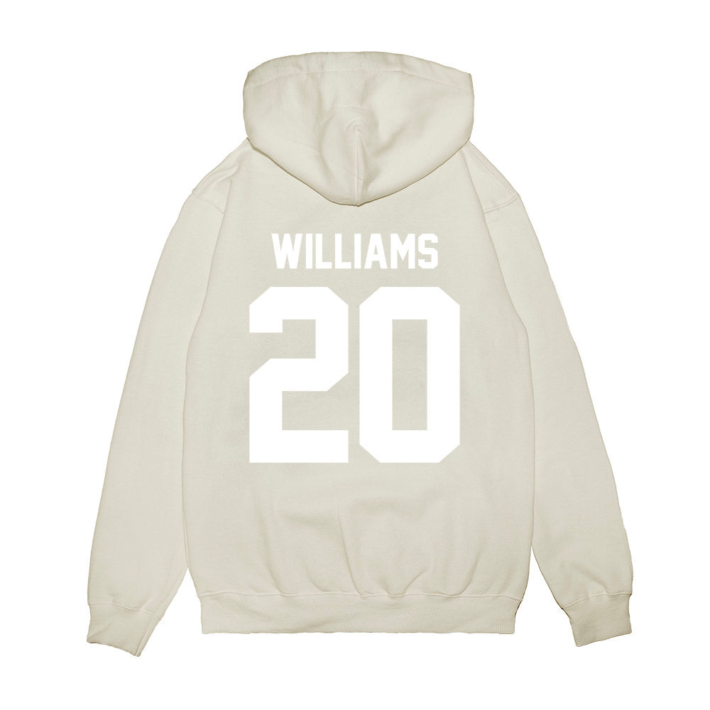 TCU - NCAA Football : Anthony Williams - Vintage Helmet Premium Hooded Sweatshirt-1