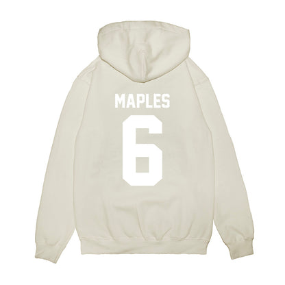 TCU - NCAA Football : Jayden Maples - Vintage Helmet Premium Hooded Sweatshirt-1
