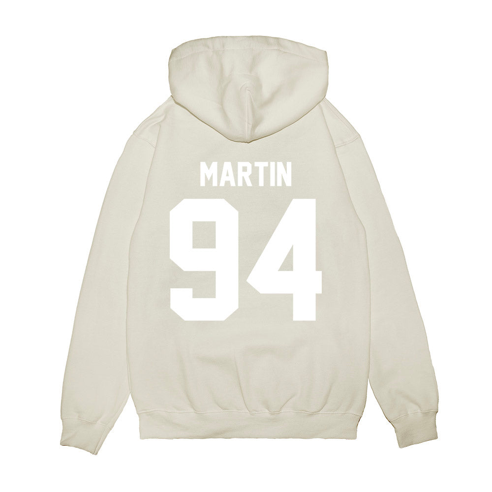 TCU - NCAA Football : Jared Martin - Vintage Helmet Premium Hooded Sweatshirt-1
