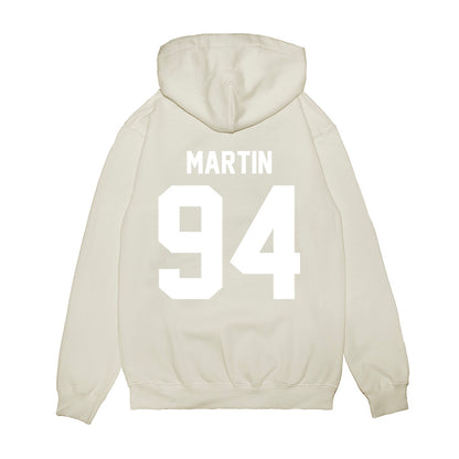 TCU - NCAA Football : Jared Martin - Vintage Helmet Premium Hooded Sweatshirt-1
