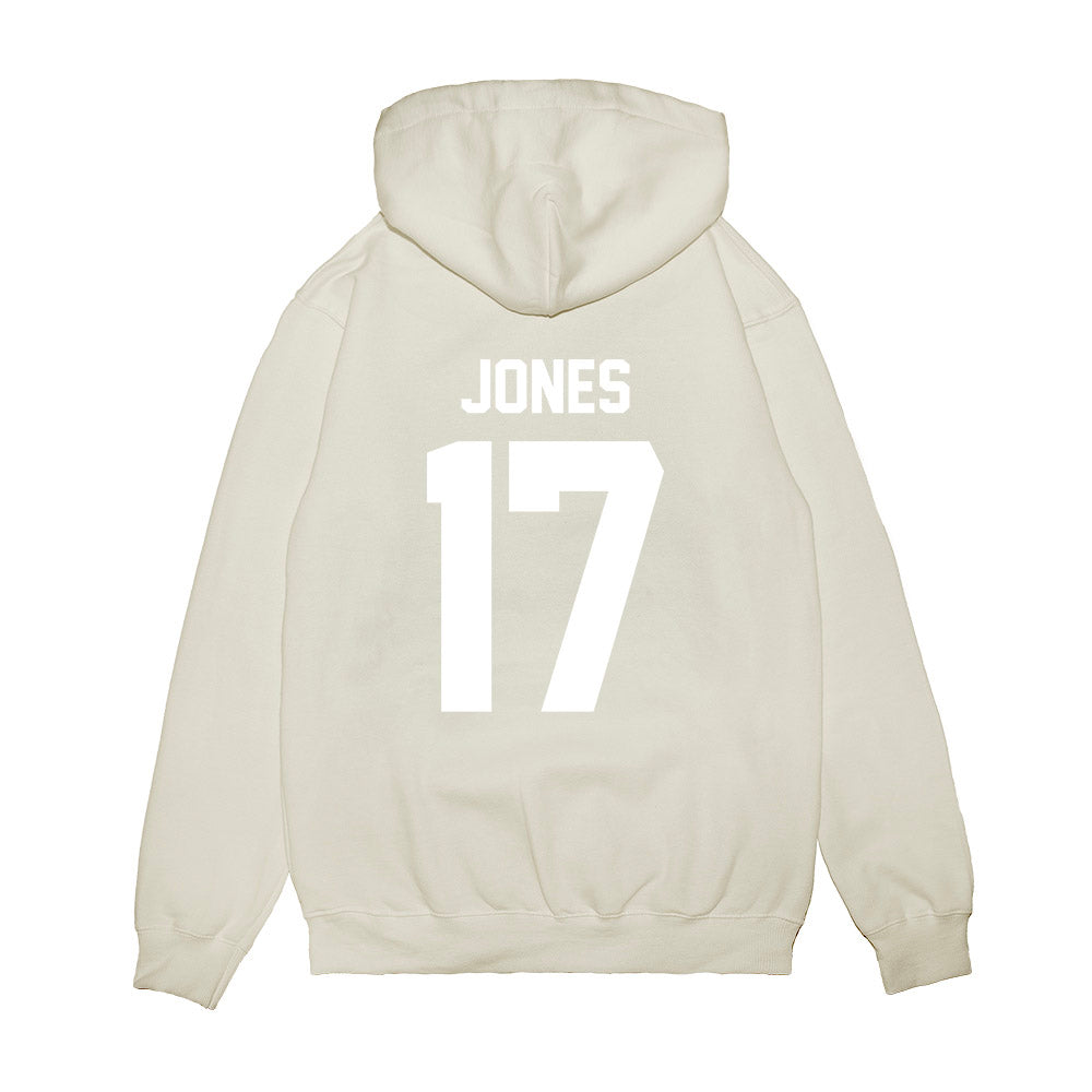 TCU - NCAA Football : Dane Jones - Vintage Helmet Premium Hooded Sweatshirt-1