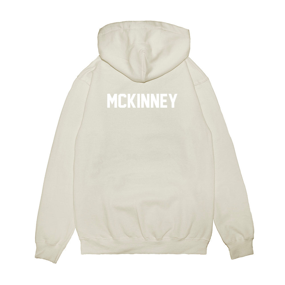TCU - NCAA Football : Noah McKinney - Vintage Helmet Premium Hooded Sweatshirt-1