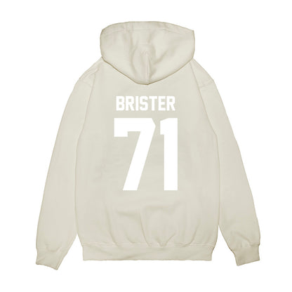 TCU - NCAA Football : Creece Brister - Vintage Helmet Premium Hooded Sweatshirt-1