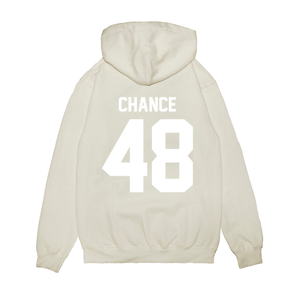TCU - NCAA Football : John Hoyet Chance - Vintage Helmet Premium Hooded Sweatshirt-1