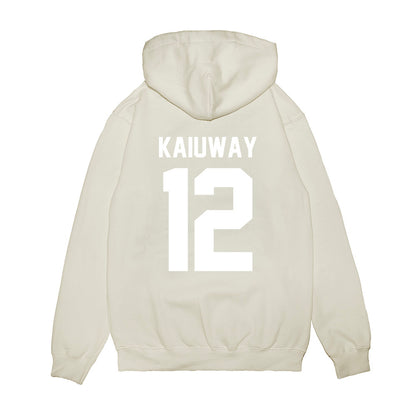 TCU - NCAA Football : Lafayette Kaiuway - Vintage Helmet Premium Hooded Sweatshirt-1