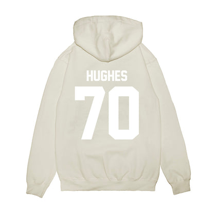 TCU - NCAA Football : Ryan Hughes - Vintage Helmet Premium Hooded Sweatshirt-1