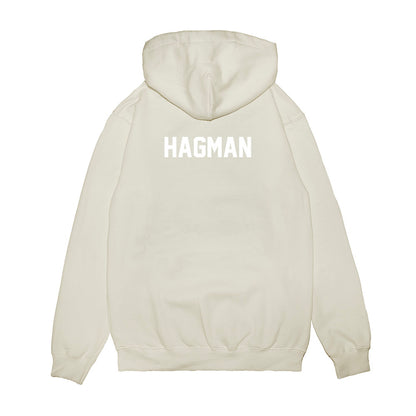TCU - NCAA Football : Joseph Hagman - Vintage Helmet Premium Hooded Sweatshirt-1