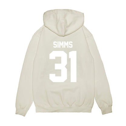 TCU - NCAA Football : Julius Simms - Vintage Helmet Premium Hooded Sweatshirt-1