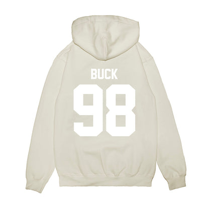 TCU - NCAA Football : Carter Buck - Vintage Helmet Premium Hooded Sweatshirt-1