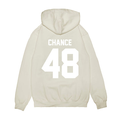 TCU - NCAA Football : John Chance - Vintage Helmet Premium Hooded Sweatshirt-1