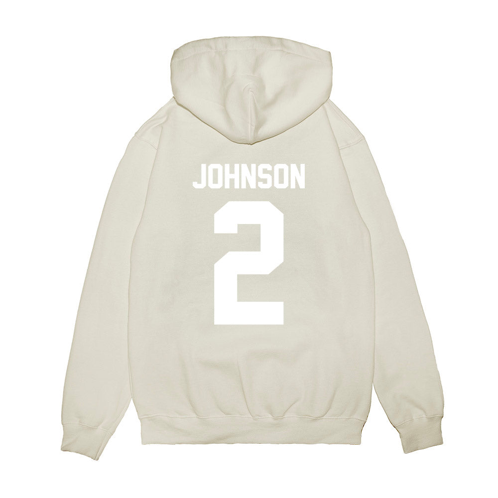 TCU - NCAA Football : Jamel Johnson - Vintage Helmet Premium Hooded Sweatshirt-1