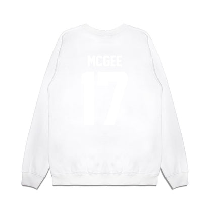 TCU - NCAA Football : DeVondre McGee - Vintage Helmet Premium Crewneck Sweatshirt-1