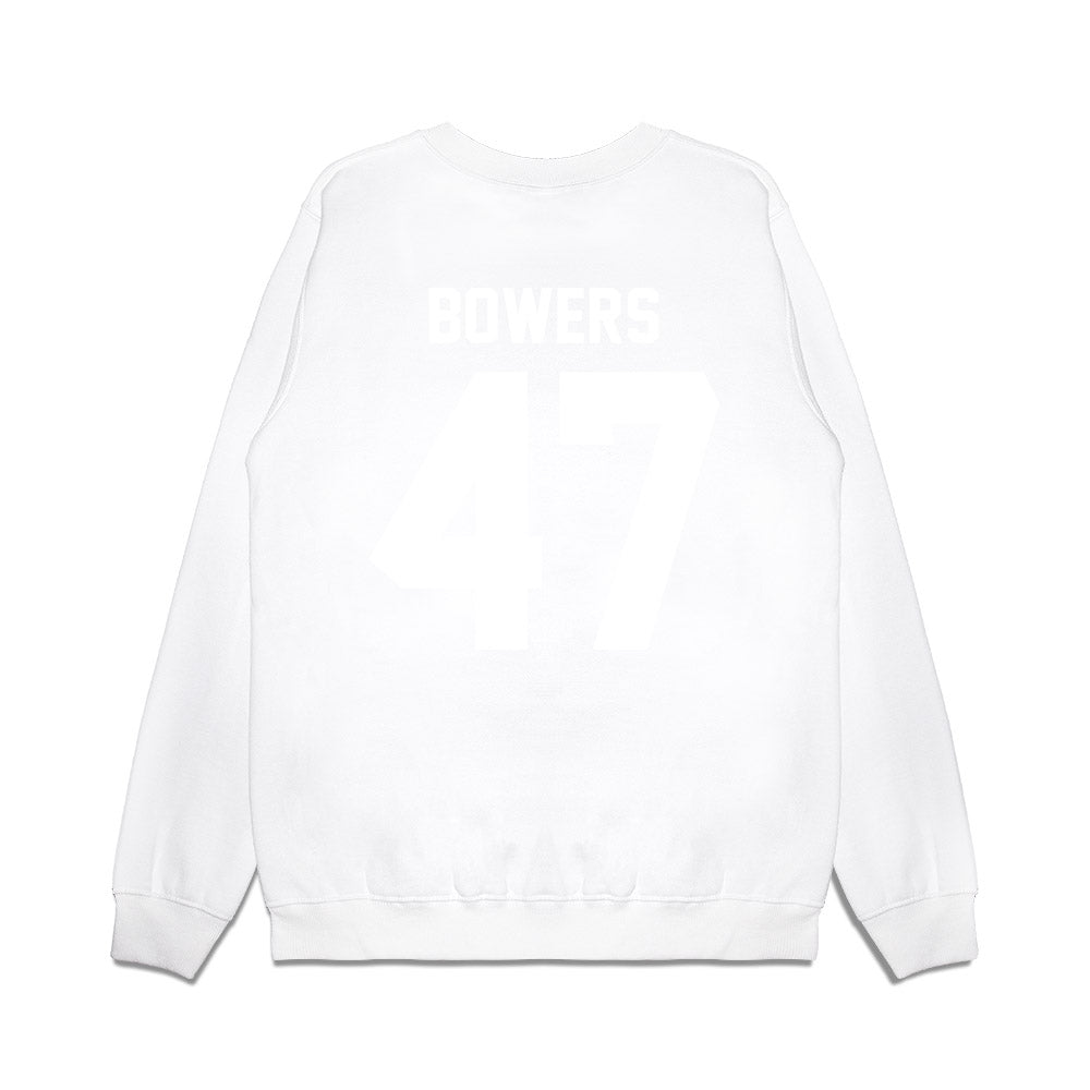 TCU - NCAA Football : Aaron Bowers - Vintage Helmet Premium Crewneck Sweatshirt-1