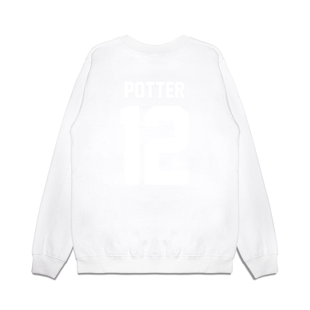 TCU - NCAA Football : David Potter - Vintage Helmet Premium Crewneck Sweatshirt-1