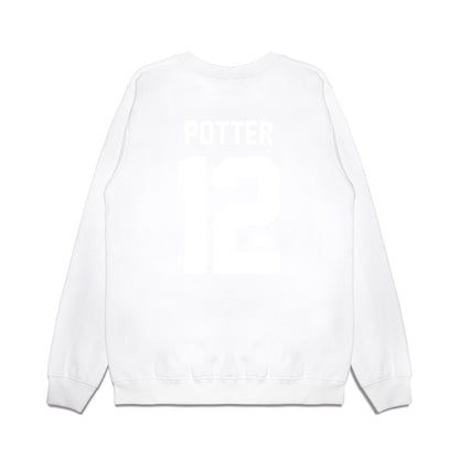 TCU - NCAA Football : David Potter - Vintage Helmet Premium Crewneck Sweatshirt-1