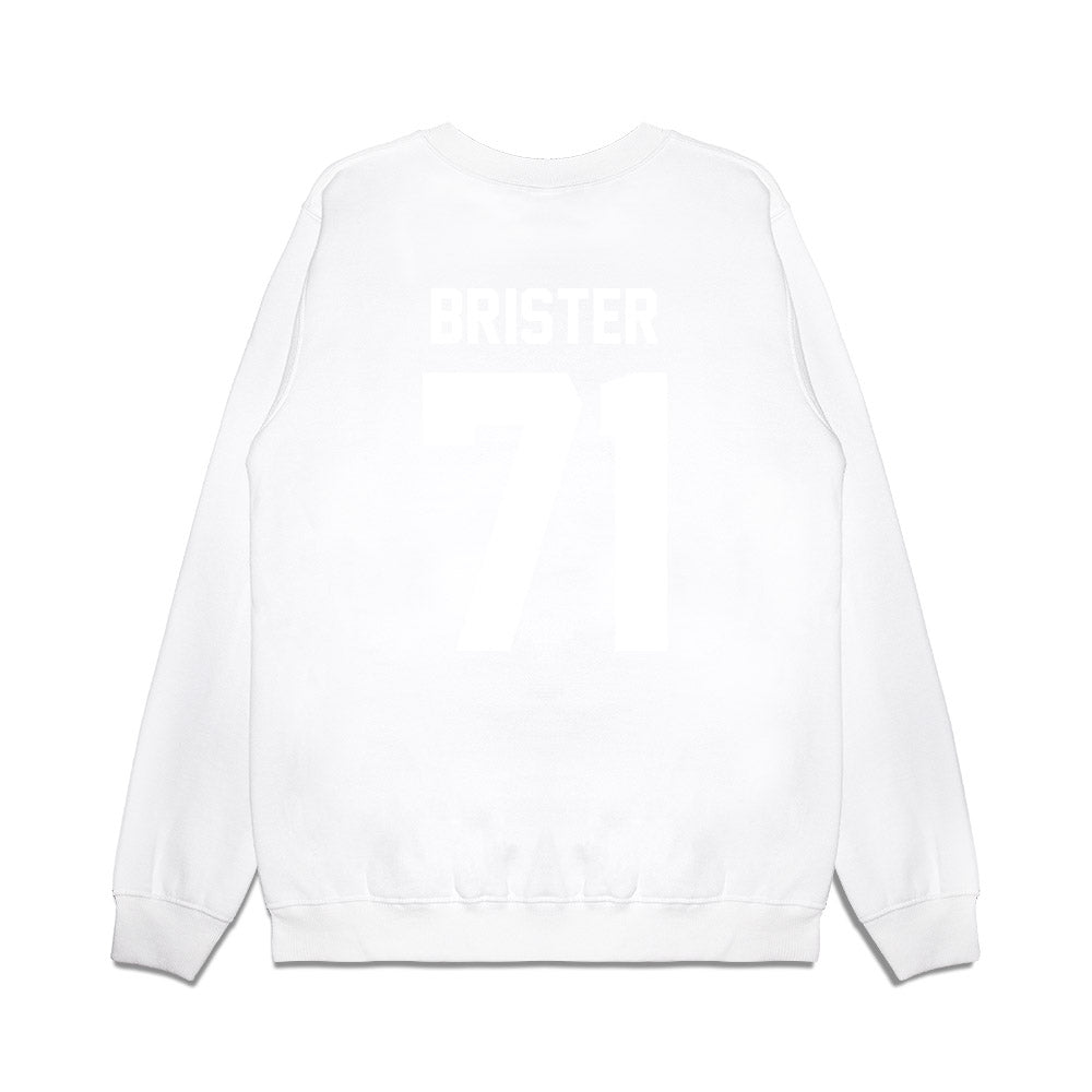 TCU - NCAA Football : Creece Brister - Vintage Helmet Premium Crewneck Sweatshirt-1