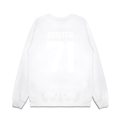 TCU - NCAA Football : Creece Brister - Vintage Helmet Premium Crewneck Sweatshirt-1