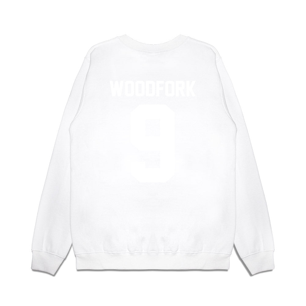 TCU - NCAA Football : Chad Woodfork - Vintage Helmet Premium Crewneck Sweatshirt-1